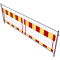 Construction barrier grids | according to TL | film RA1/A, red / yellow